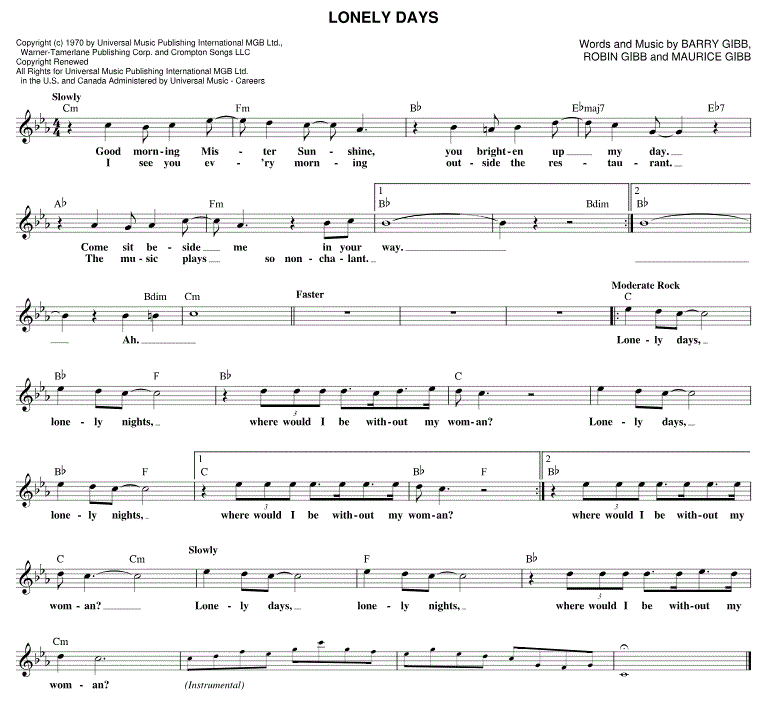 Sheet Music